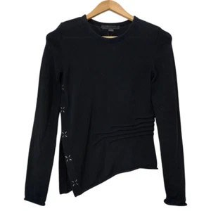 Alexander Wang Women's Asymmetric Hem Long Sleeve Sweater Size XS Art To Wear - Picture 1 of 6