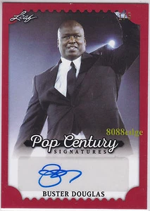 Pop Century Auto 2016: autógrafo Buster Douglas #1/5 primer hombre a Ko Mike Tyson - Imagen 1 de 3