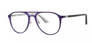 Grande Gafas de Vista Aviador de Metal Aluminio Alium Race 2 Azul Violeta - Imagen 1 de 3