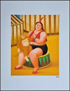 FERNANDO BOTERO * Seated Woman * 65 x 50 cm * Lithografie * limitiert # 115/300 - Picture 1 of 8