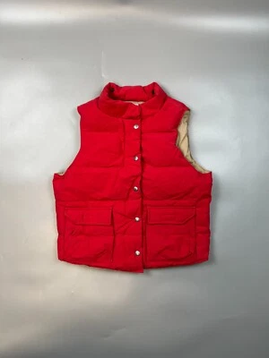 Chaleco de plumón de nailon rojo Ralph Lauren de mezclilla y suministros para mujer talla M (Y0664) Foto 1 de 4