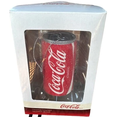 2008 Kurt S. Adler Coca-Cola Classic Christmas Holiday Ornament Plastic 3" Tall - Image 1 of 4