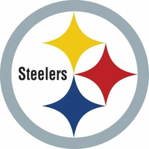 Pittsburgh Steelers Cornhole Board Decals 12"x12" 1 pc Indoor / Outdoor - Picture 1 of 1