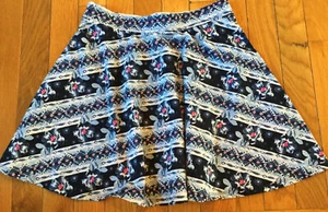 Abercrombie & Fitch Kids Size 15/16 Floral Skater A-Line Casual Skirt - Picture 1 of 4