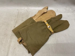 BMW R12 R75 DKW NZ HANDSCHUHE KRADMELDER WEHRMACHT NVA RBNR GRÖSSE 10 L XL - Picture 1 of 11