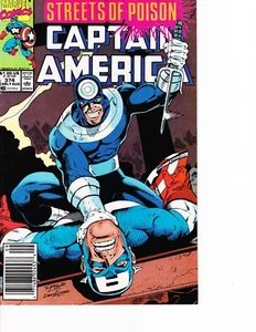 Captain America #374 vs Bullseye! Newsstand Edition FREE SHIPPING AVAILABLE! - Picture 1 of 1