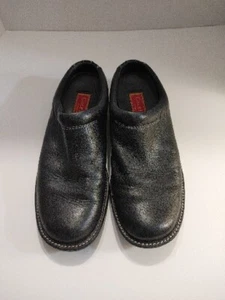 ColeHann Country Womens Cloggs Leather Black Size 7B - Picture 1 of 11