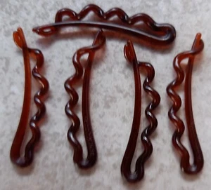 Invisibobble Waver, Traceless Hair Clip, braun- 5 Stück - Bild 1 von 1