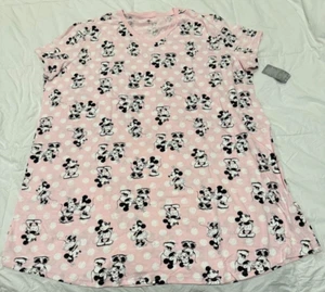 New Women's Disney Store Mickey & Minnie Sleep shirt. Pink . Size 3XL - Picture 1 of 4