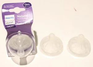 Phillips Avent Replacement Bottle Nipples Slow Flow Anti-Colic 0m+ 4ct Size 1 - Picture 1 of 3