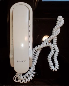 Telefono fisso con cavo Sony (IT-B5) panna vintage anni 80 da parete o da tavolo - Foto 1 di 9