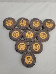 DeWalt HP 60 Grit Flap Wheel 3 x 1 x 1/4 DAFE1H0610 For Metal/Stainless Finishin - Picture 1 of 2