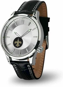 NEW ORLEANS SAINTS MEN'S BLACK ICON WATCH - Picture 1 of 1
