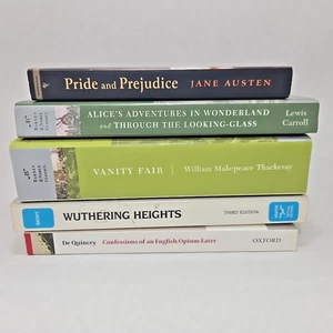 19th Century Literature Lot Austen Bronte Carroll De Quincey Thackeray - Picture 1 of 16