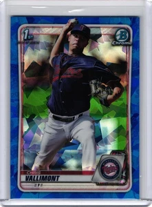2020 Bowman Chrome Sapphire #BCP-78 Chris Vallimont - Picture 1 of 2