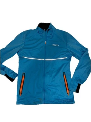CRAFT Elite Bike Pace Jacket Men's Size L Blue Black Full Zip Ventair X Wind - Image 1 of 4