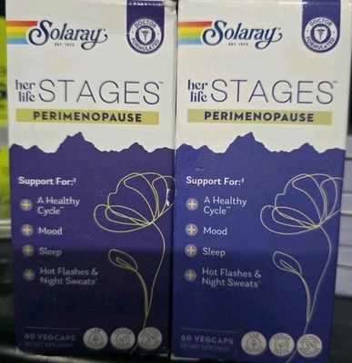 Solaray - Perimenopause 60 X 2 = 120 Ct  Exp 9/25 & 10/25 - Image 1 of 3