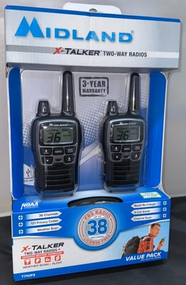 Midland X-Talker 36 Channel 2-Way Radios T71VP3 - Image 1 of 4