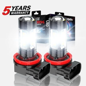 LED Fog Light H8 Bulb H16 Fog Light Bulb White 6500K High Power Lamps - Picture 1 of 10