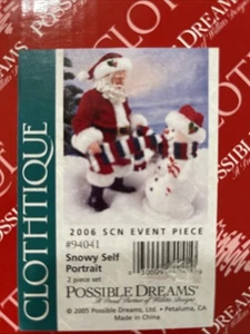 Clothtique Snowy Self Portrait Possible Dream 2006 SCN Event Piece ****Rare Item - Picture 1 of 10