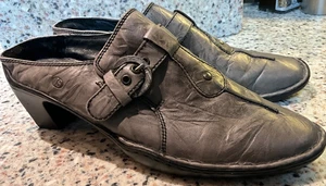 JOSEF SEIBEL CALLA 08 SLIPON SHOES WOMENS SIZE 40/9.5 GRAY LOW HEELS LKNEW CLOGS - Picture 1 of 13