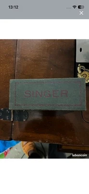 machine à coudre ancienne singer - Photo 1/4