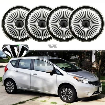 15" Wheel Cover Full Hub Cap fit R15 Tire &Steel Rim For Nissan Versa Note 14-19 - Imagem 1 de 4