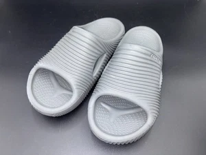 Crocs Mellow Textured Recovery Slides Men 7 Women 9 Slip On Sandals Gray - Picture 1 of 10