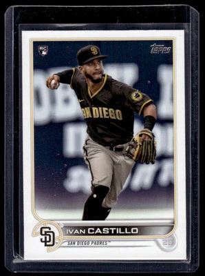 2022 Topps Rookie Ivan Castillo Rookie #140 San Diego Padres - Image 1 of 2
