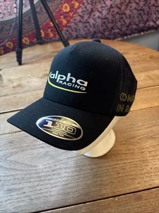 Alpha Racing BMW Competence In Racing Mesh SnapBack Black Hat - Picture 1 of 11