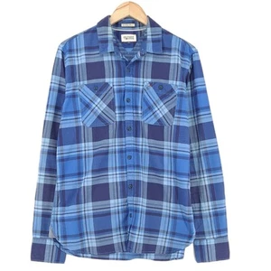 Camisa De Cuadros Azul Tommy Hilfiger De Manga Larga Para Hombre Talla M Mediana - Imagen 1 de 7