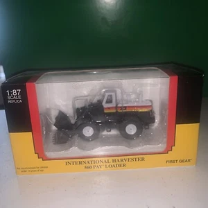 1/87 International Harvester 560 Wheel Loader Sunrise Mining First Gear 80-0315 - Picture 1 of 5