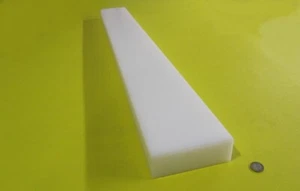 UHMW Barra Bianca, 2,0" Spessore x 6,0" Larghezza x 36" Lunghezza - Foto 1 di 11