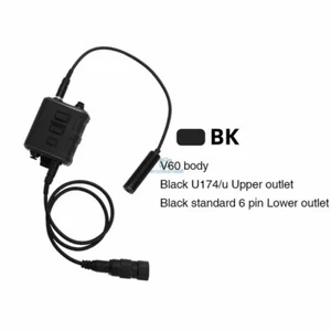 FCS V60 PTT Tactical Push To Talk  Military Multi Channel For Prc 148 152 Radio - Picture 1 of 14