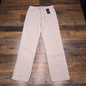 Polo Ralph Lauren Core Replen Pants Boys 18 Basic Sand Stretch New - Picture 1 of 12