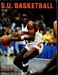 Syracuse Basketball Program Greg Monroe 1986 Seton Hall EX 051417nonjhe - Imagen 1 de 1
