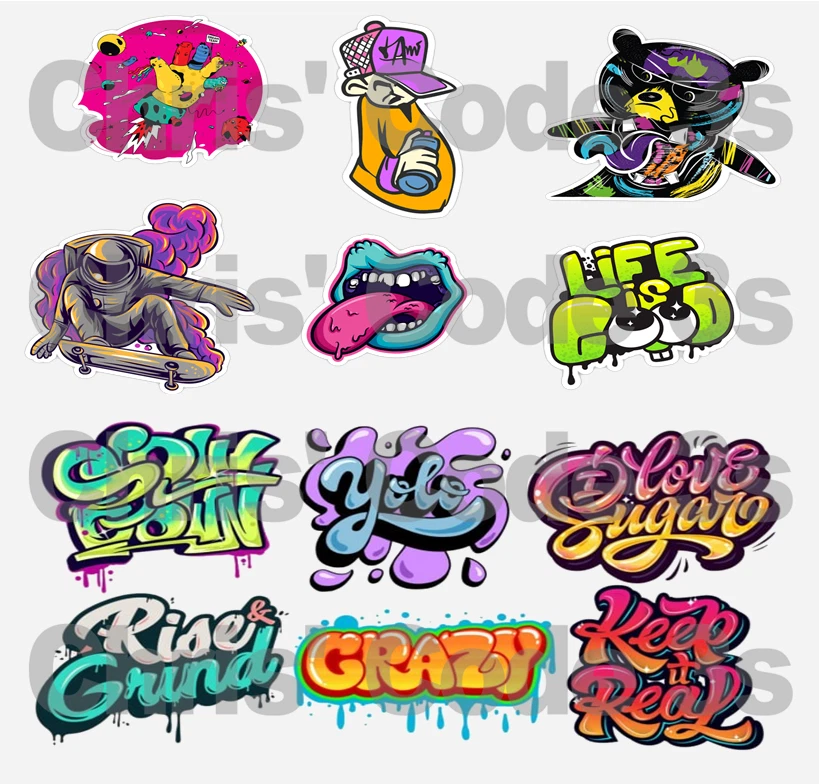 Code 3 Adhesive Vinyl Decals Suit 1/76 vehicles & OO Gauge wagons - Graffiti - Image 1 of 1