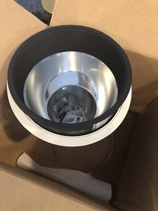 Lightolier 8021MG 6" Trim Black Step Baffle - Picture 1 of 3