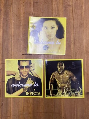 ( 3 ) Welcome to Invicta  & Jason Taylor Catalogs  - Image 1 of 4