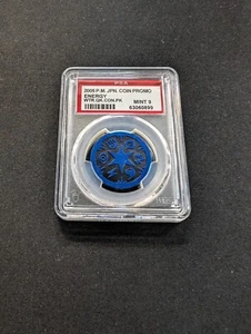 PSA 9 Pokemon Juegos de Cartas Coleccionables Símbolo de Energía Azul Plástico Moneda Japonesa JC - Imagen 1 de 2
