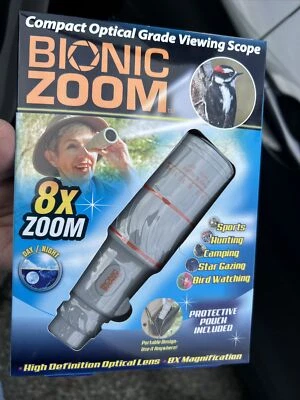 Bionic Zoom Scope Compact Optical Lens, 8x Zoom. New in Box! - Image 1 of 4