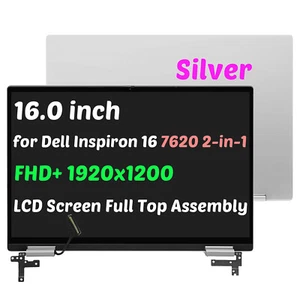 New 3KCK8 Dell Inspiron 16 7620 2-in-1 FHD Complete Touch Screen Assembly Silver - Picture 1 of 6