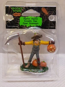 NEW 2021 LEMAX SPOOKY TOWN "SCARY FARMER" PORCELAIN ACCESSORY - Picture 1 of 12