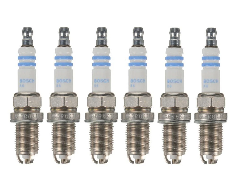 Bosch OE Specialty Set of 6 Nickel Spark Plugs For Mercedes-Benz W140 S320 L6 - Image 1 of 1