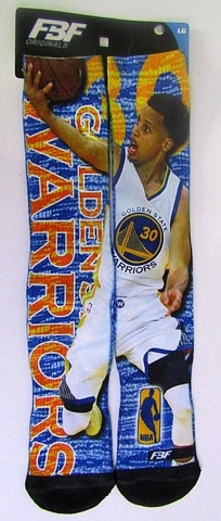 FBS Originals, NBA Socks STEPH CURRY Golden State Warriors, Basket Ball, LG  NWT Cover