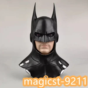 Justice League Batman Bruce Wayne Cosplay Latex Helm Kopfbedeckung Vollgesichtsmaske - Bild 1 von 7