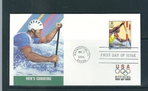 USA SC # 3068b Men's Canoeing FDC . Feetwood Cachet - Picture 1 of 1