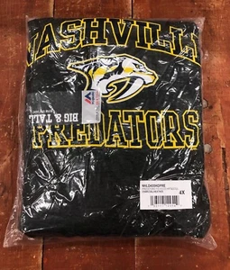 Nashville Predators Herren Big & Tall Heart & Soul Pullover Hoodie anthrazit NHL - Bild 1 von 1