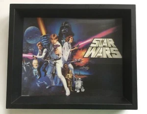 STAR WARS Hologramm Bild Wandbild mit Rahmen Hologrammbild - Bild 1 von 8