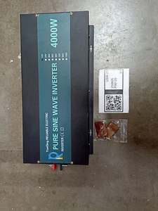 90New Pure Sine Wave 4000WPower Inverter 12V DC to 230V AC 60HZ Wireless Control - Picture 1 of 7